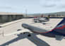 create realistic cgi 3d airport design, car park and terminal visualization